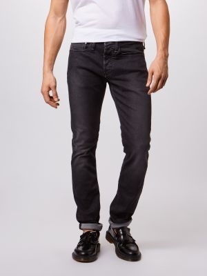 Straight leg jeans Denham nero
