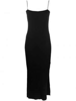 Bavlnené šaty Helmut Lang čierna