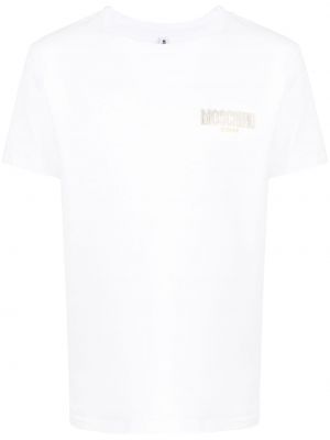 T-shirt con cristalli Moschino
