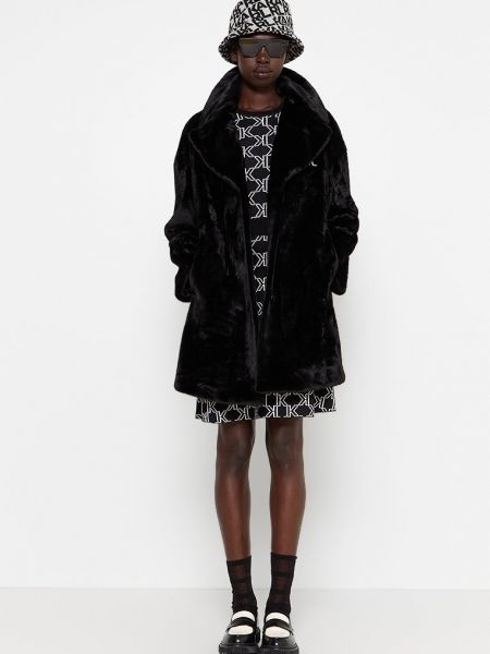 Krótki płaszcz Karl Lagerfeld czarny