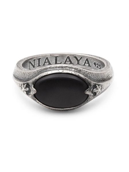 Retro ring Nialaya silber