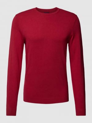 Dzianinowy sweter z wiskozy Mcneal czerwony