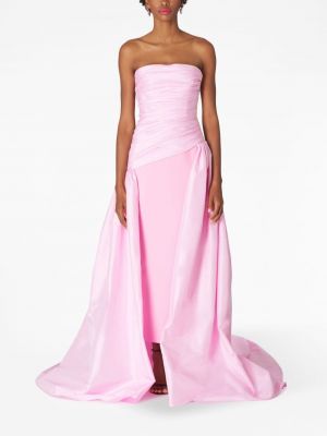 Koktejlové šaty Carolina Herrera růžové