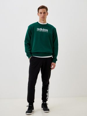 Свитшот Adidas зеленый