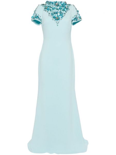 Kleid Badgley Mischka blau