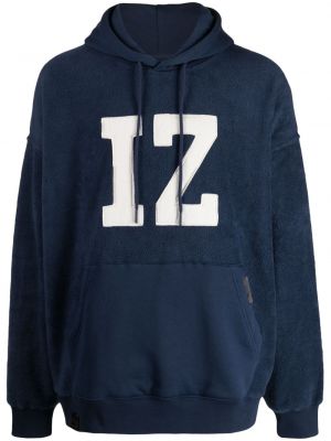 Fleece hoodie Izzue blau