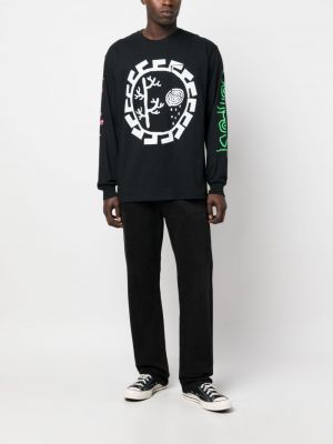 Sweatshirt mit print mit rundem ausschnitt Westfall schwarz