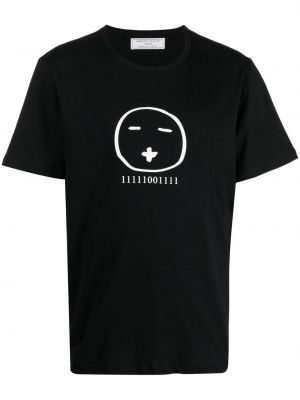 Тениска с принт Société Anonyme черно