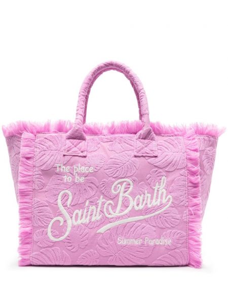 Nákupná taška Mc2 Saint Barth ružová