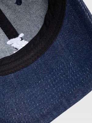 Bavlněná kšiltovka s aplikacemi Levi's modrá