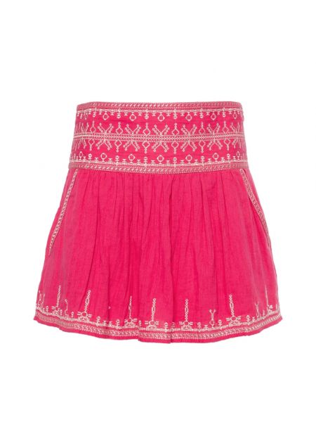 Mini spódniczka Isabel Marant Etoile różowa