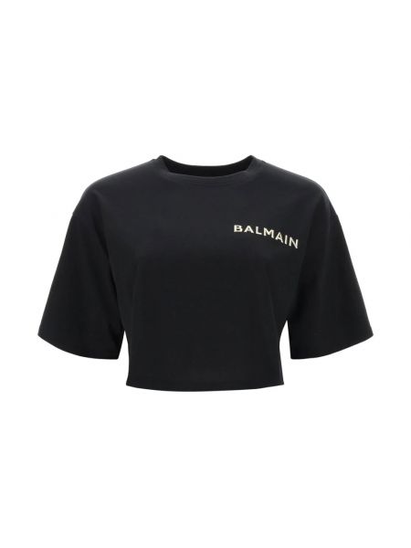 Koszulka oversize Balmain czarna