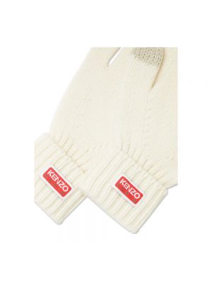 Rękawiczki Kenzo białe