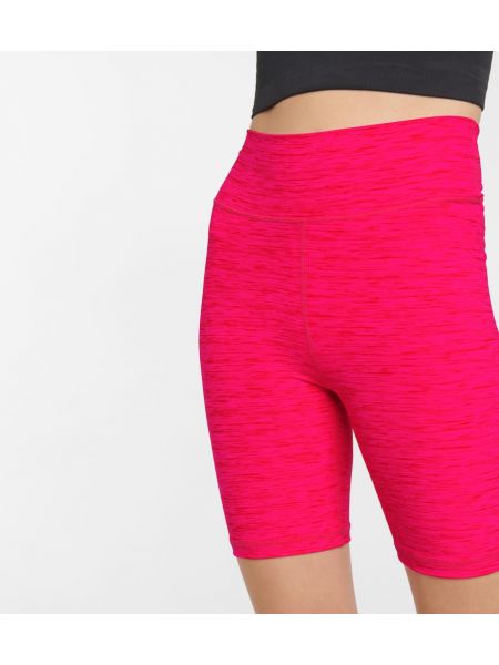 Pantaloni scurți de sport cu talie înaltă The Upside roz