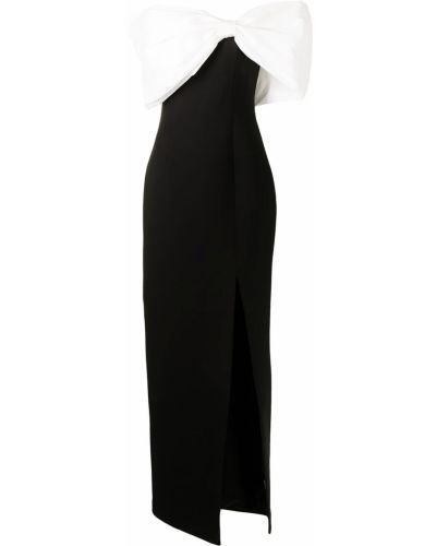 Večerní šaty s mašlí Rachel Gilbert černé