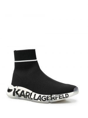 Raštuotos megztos sportbačiai Karl Lagerfeld