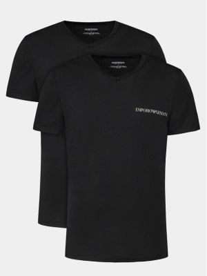 Hemd Emporio Armani Underwear schwarz