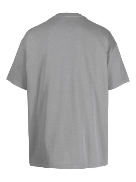 Bavlněné tričko s potiskem Five Cm šedé