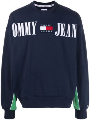 Sweatshirt aus baumwoll Tommy Jeans blau