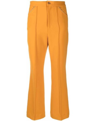 Spodnie Needles, żółty