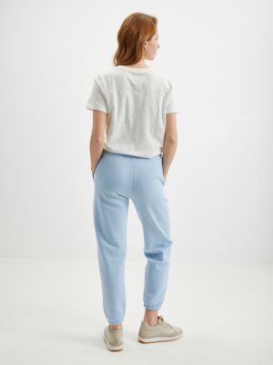 Pantaloni sport din fleece Gap albastru