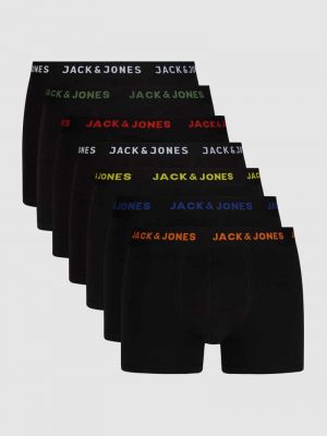 Bokserki slim fit Jack & Jones czarne