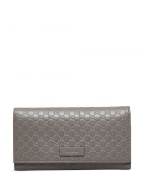 Peňaženka Gucci Pre-owned sivá