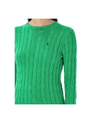 Jersey de punto de tela jersey con trenzado Ralph Lauren verde