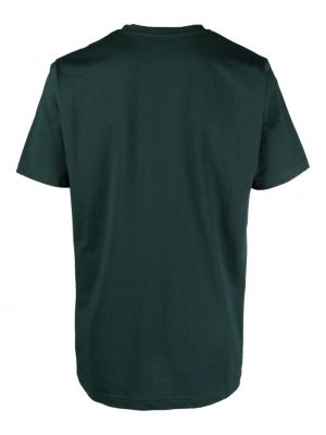 Kokvilnas t-krekls ar apdruku Family First zaļš