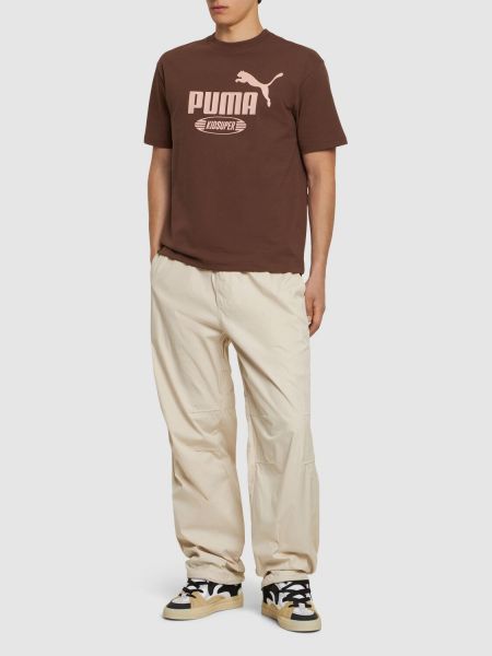 T-shirt Puma marron