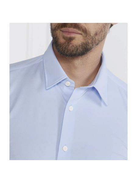 Camisa slim fit Hugo Boss azul