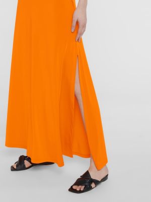 Robe mi-longue Max Mara orange