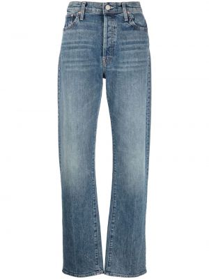 Straight jeans Mother blå