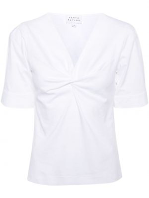 Bavlněné tričko Tanya Taylor bílé