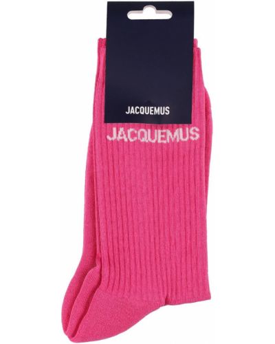 Skarpety Jacquemus różowe