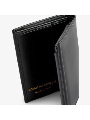 Кожаный кошелек Comme Des Garçons черный