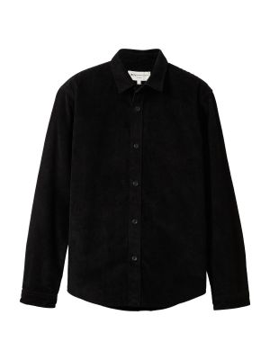 Rifľová košeľa Tom Tailor Denim čierna