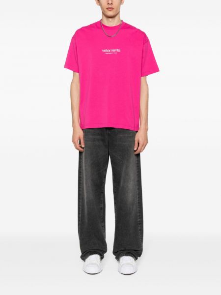 Koszulka Vetements różowa