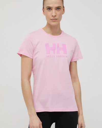 Тениска Helly Hansen розово