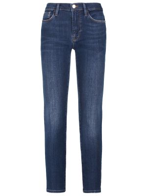 Skinny fit-jeans Frame blå