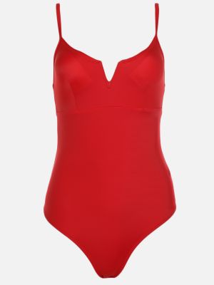 Fürdőruha egyrészes Trendyol - Piros