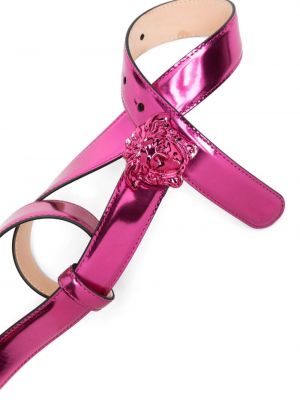 Kožený pásek Versace Pre-owned růžový