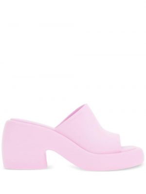 Sandali a punta appuntita con punta aperta Ferragamo rosa