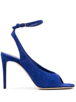 Sandály na podpatku Victoria Beckham - Modrá