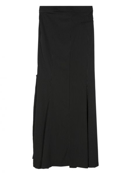 Pruhované dlouhá sukně Ottolinger černé