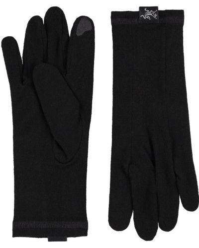 Вовняні рукавички Arcteryx, чорні