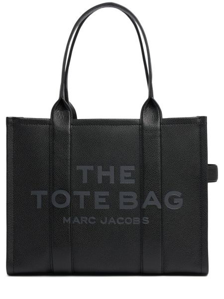 Lær store poser Marc Jacobs svart