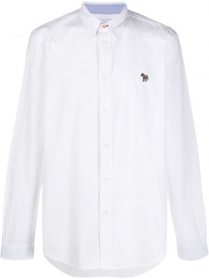Camisa con bordado Ps Paul Smith blanco