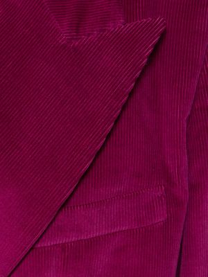 Blazer en coton de motif coeur Blazé Milano violet