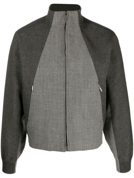 Blouson bomber Thom Browne gris